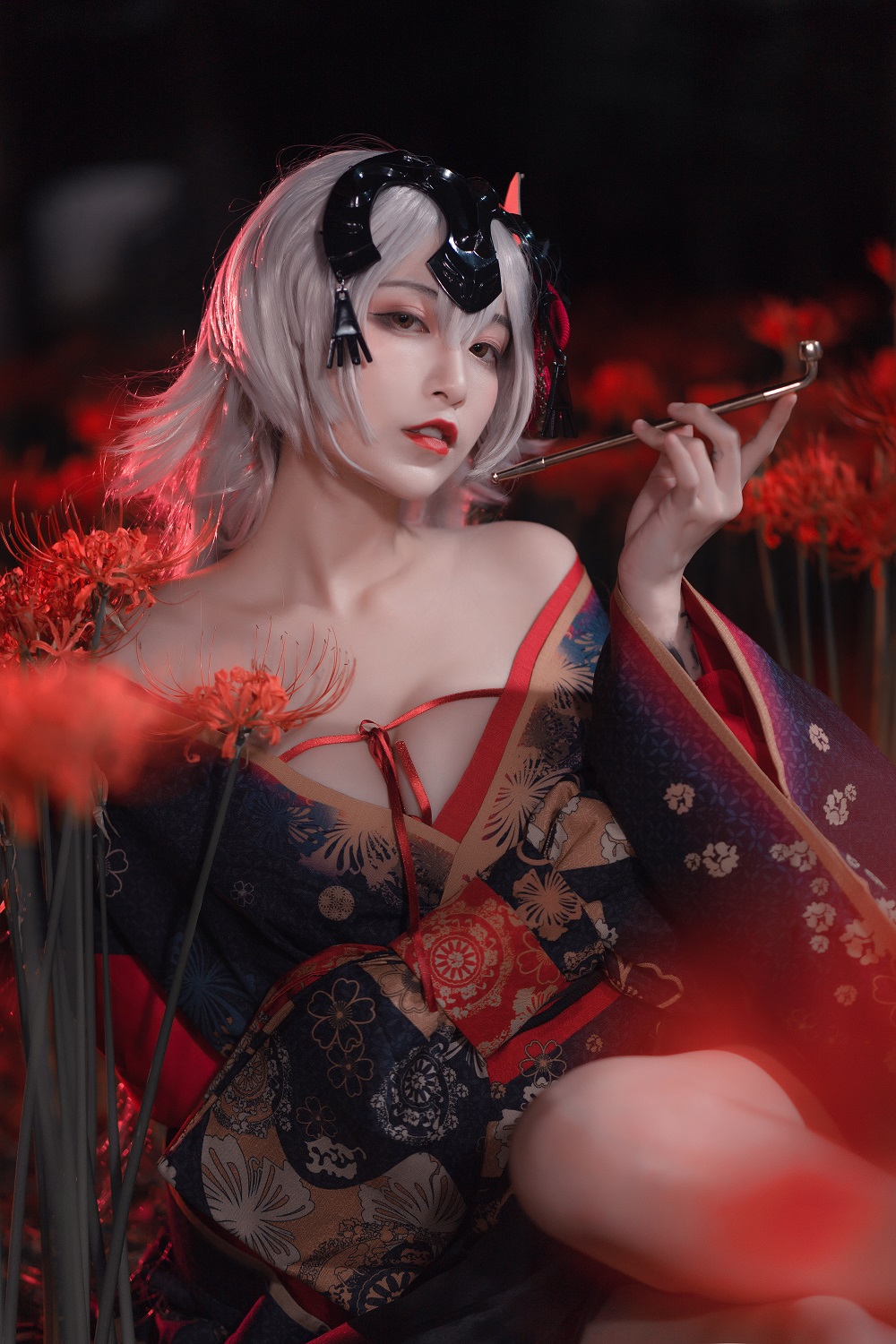 铁板烧鬼舞w-黑贞花魁[23P]