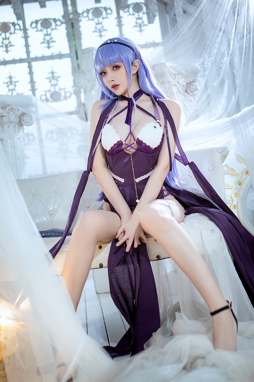 雯妹不讲道理-碧蓝航线-黛朵礼服[17P]