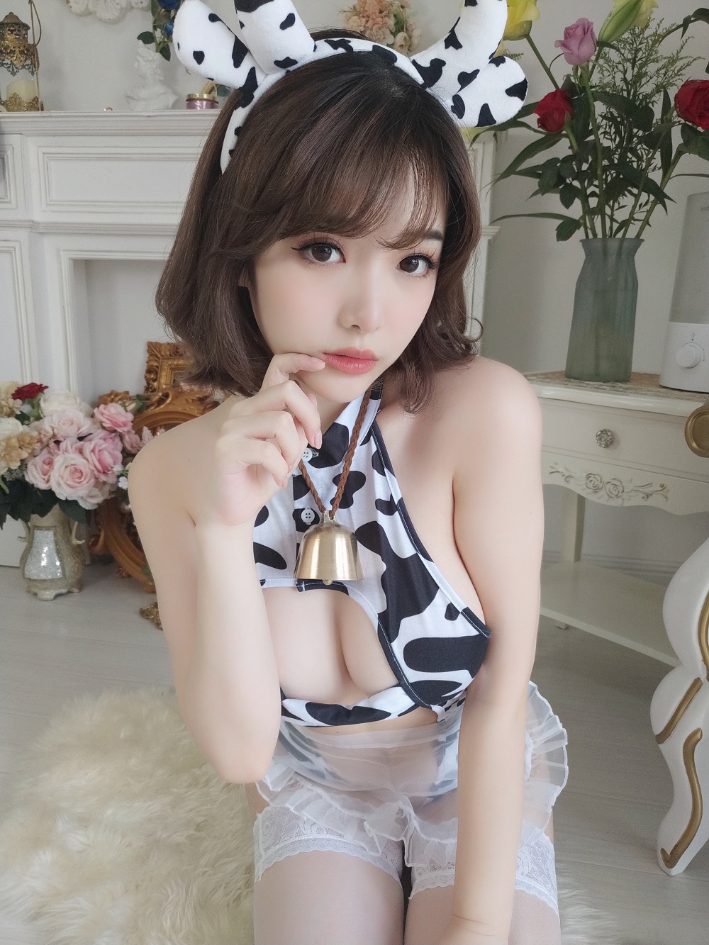雯妹不讲道理-白丝奶牛[41P]