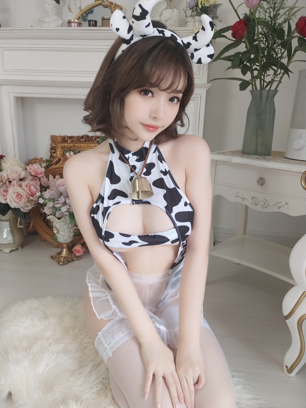 雯妹不讲道理-白丝奶牛[41P]