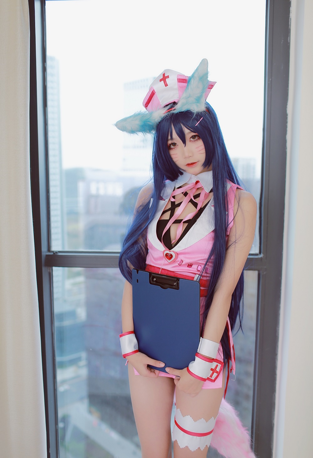 五更百鬼-阿狸护士服[37P] COS网红博主 预览2图