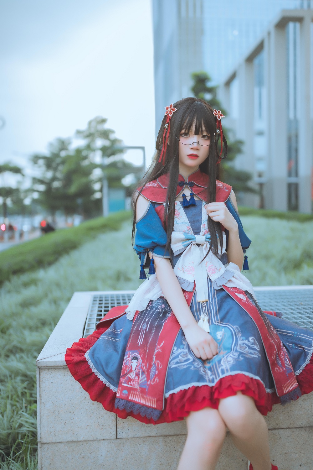 五更百鬼-梨园春秋Lolita[5P] COS网红博主 预览1图