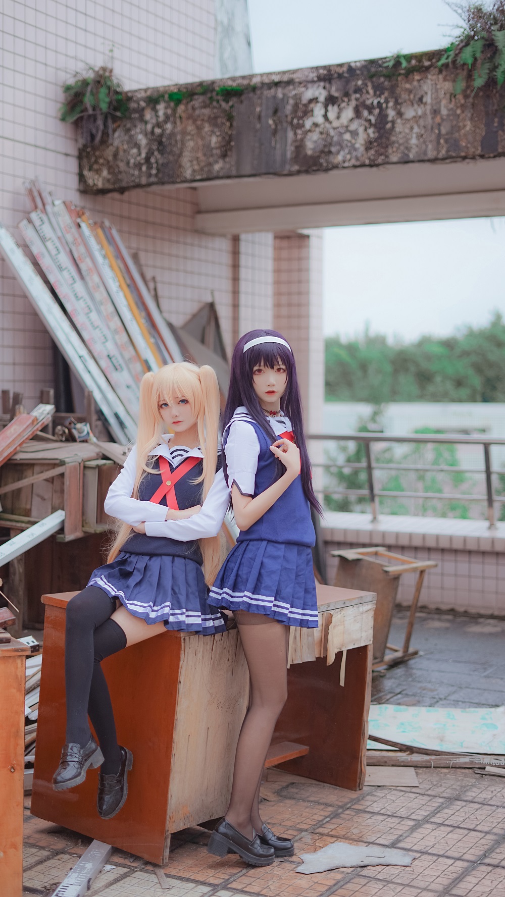 五更百鬼-霞之丘诗羽学姐校服[25P]
