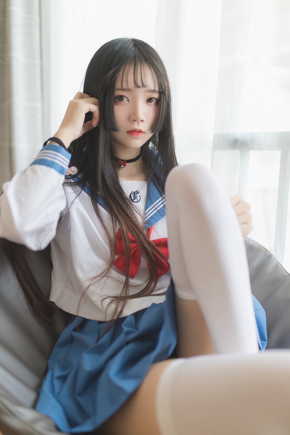 五更百鬼-蓝白水手服[10P]