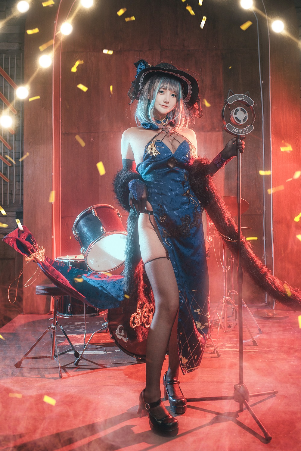 仙九Airi-柴郡旗袍[22P]