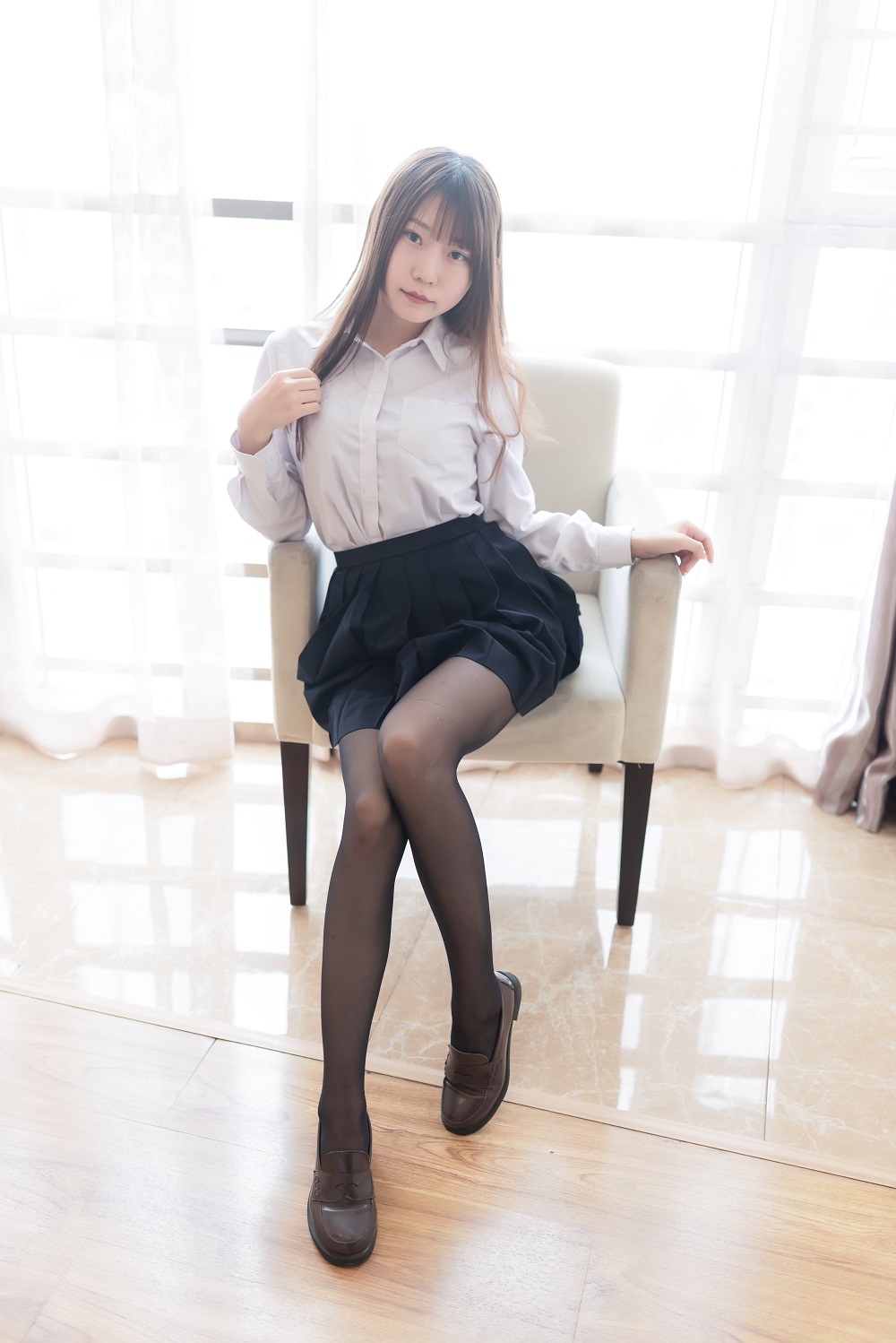 香草喵露露-黑丝萌妹[44P]