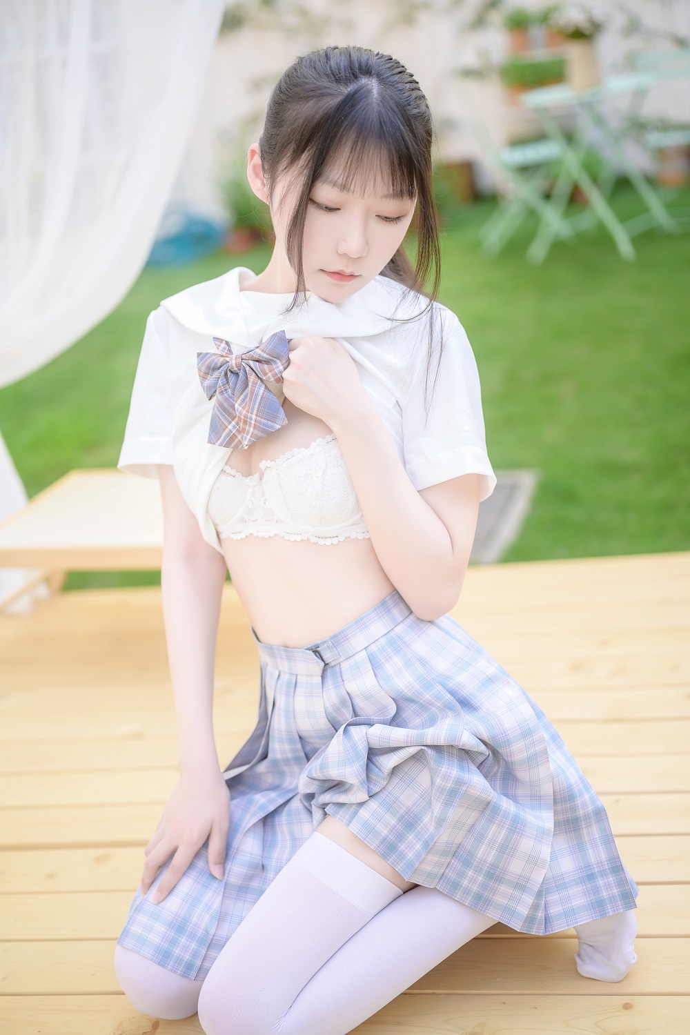 香草喵露露-阳光庭院制服[50P]