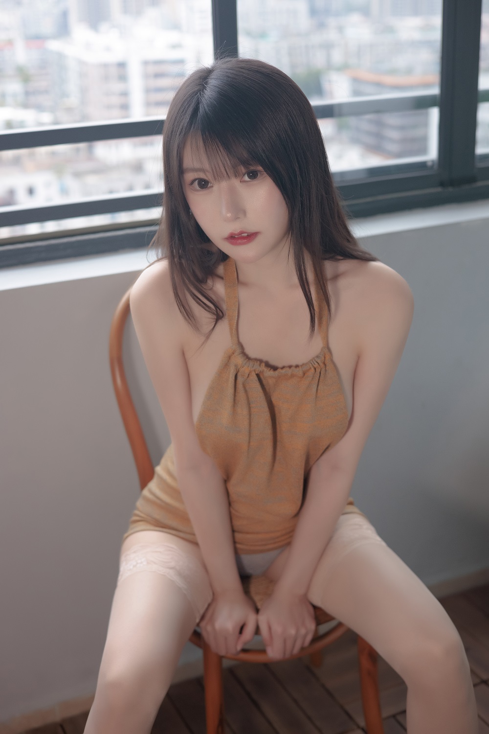 香草喵露露-杨枝甘露-露背裙裙[54P+1V]