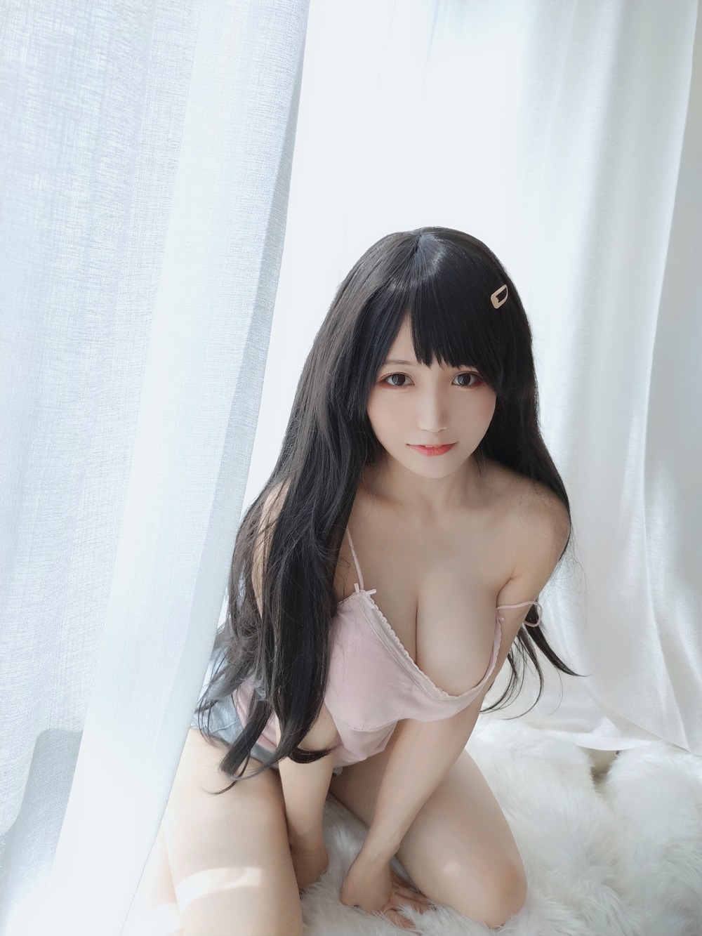 小仓千代w-粉色吊带[30P]