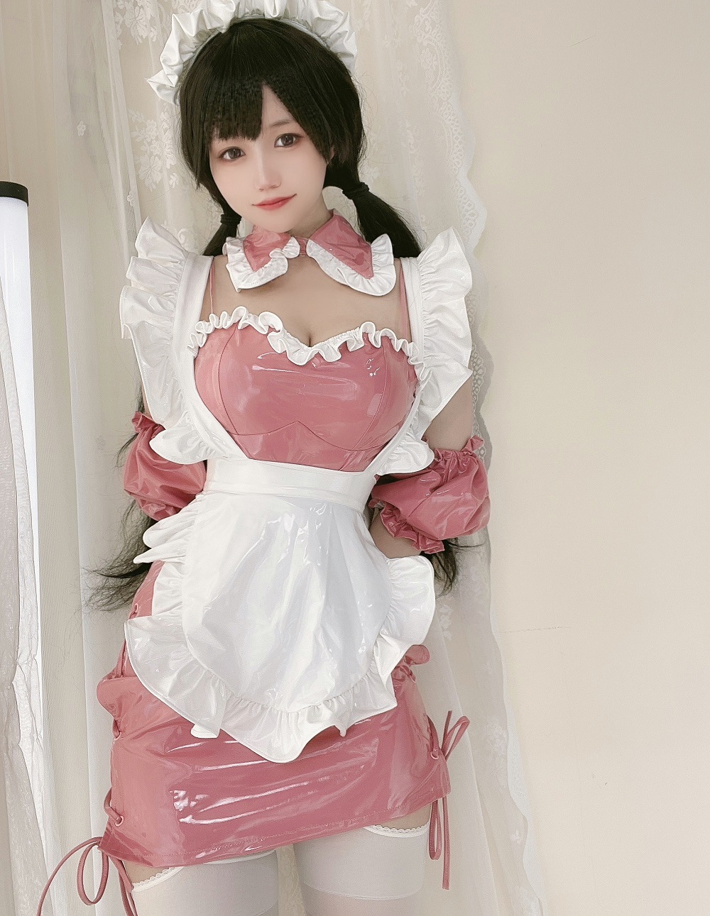 小仓千代w-粉色漆皮女仆[29P]