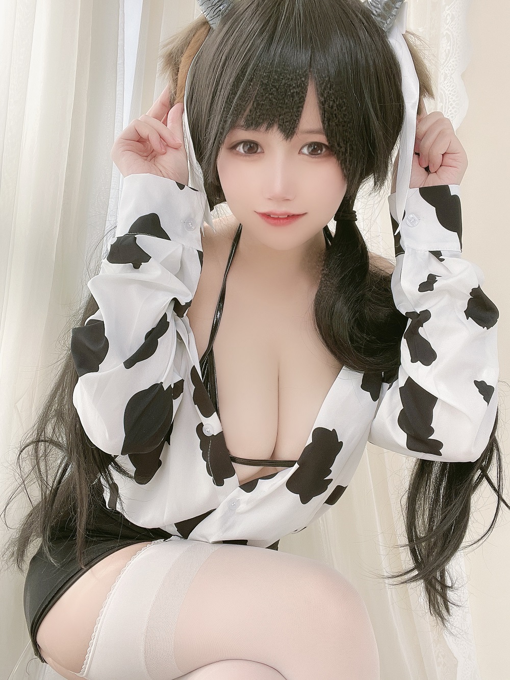 小仓千代w-奶牛衬衣[30P]