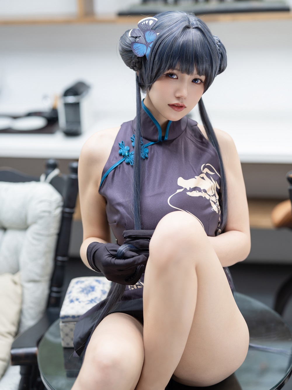 小仓千代w-妃咲旗袍[18P]