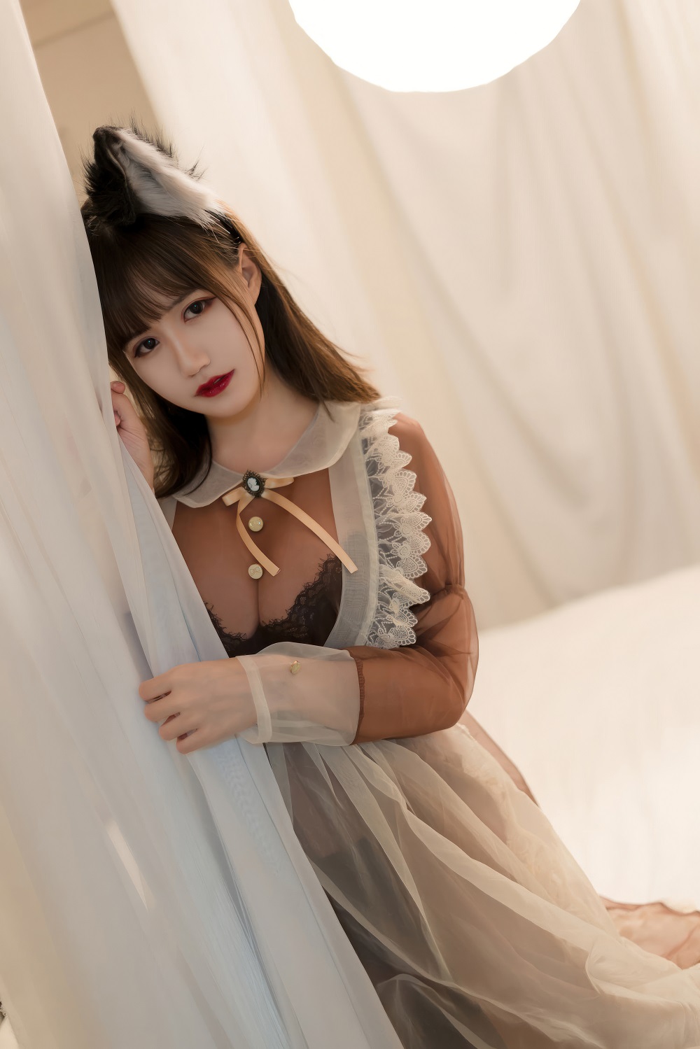 小仓千代w-舰长图-棕色透明女仆[24P]