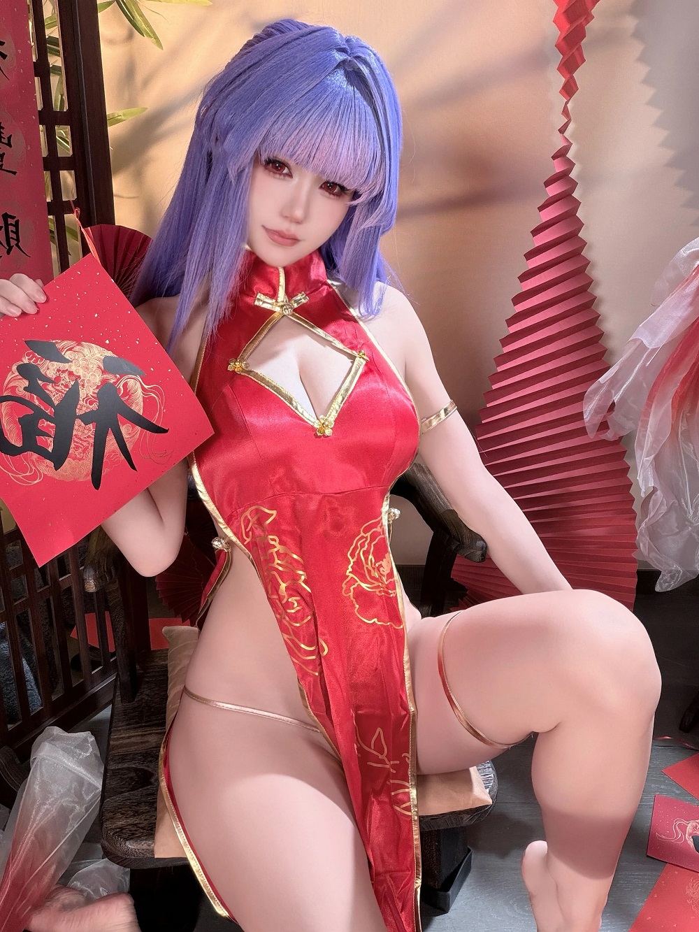 小仓千代w-萌姬联合新春旗袍[29P]