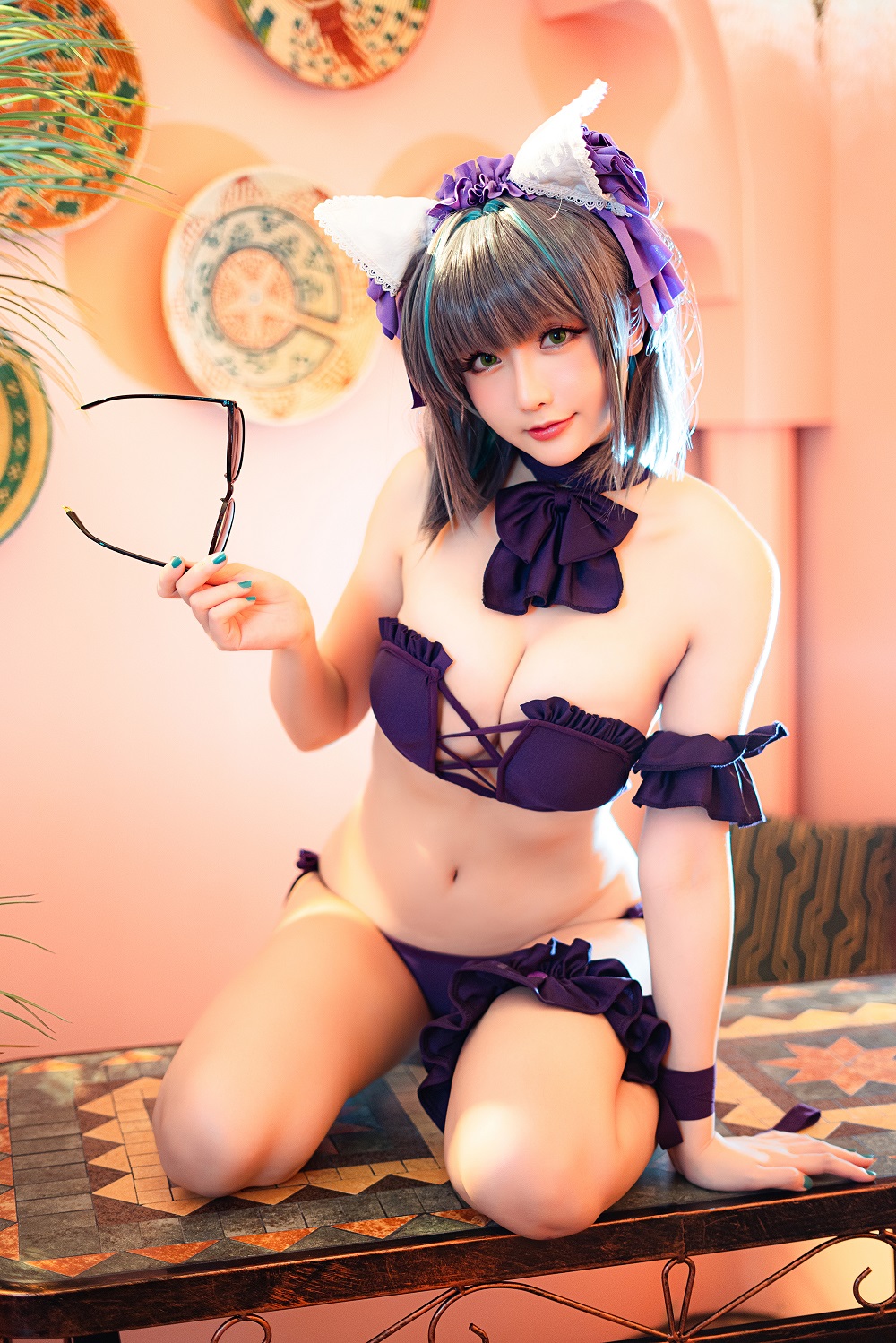 星之迟迟-R Maid-柴郡泳装[35P]