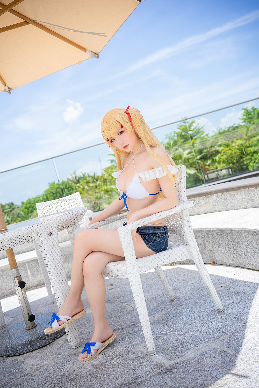 星之迟迟-鸣夏-苏赛克斯泳装[25P]