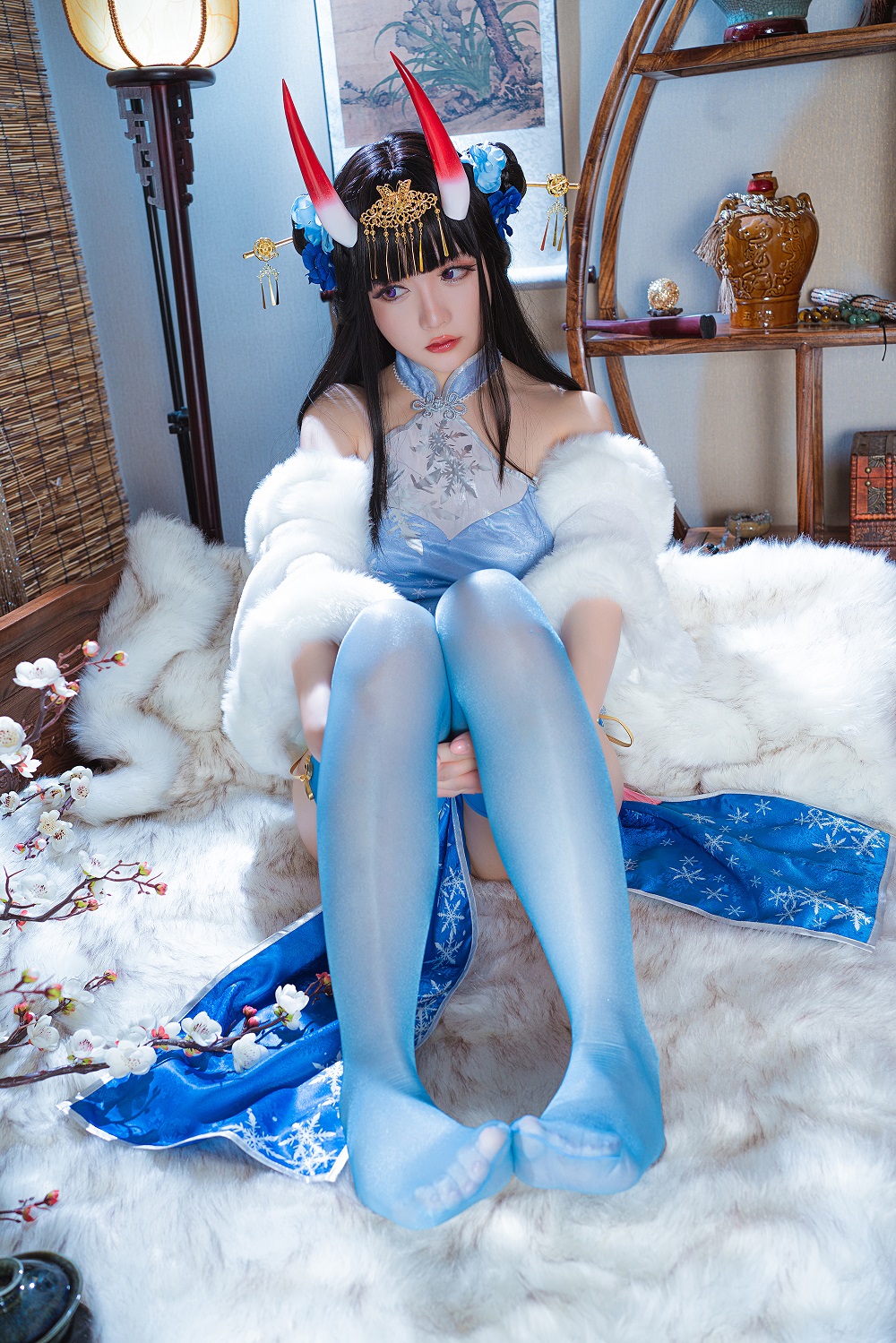 星之迟迟-碧蓝航线-能代·冬雪沁春[32P]