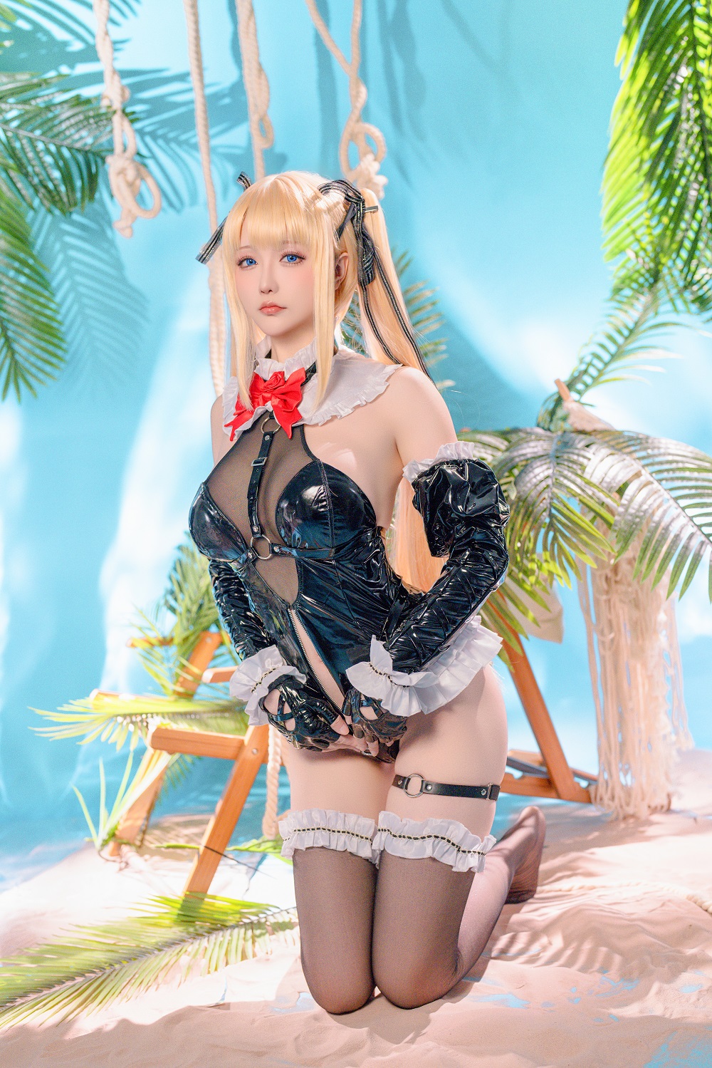星之迟迟-24年8月计划C-死或生-玛丽萝丝皮衣泳装[55P]