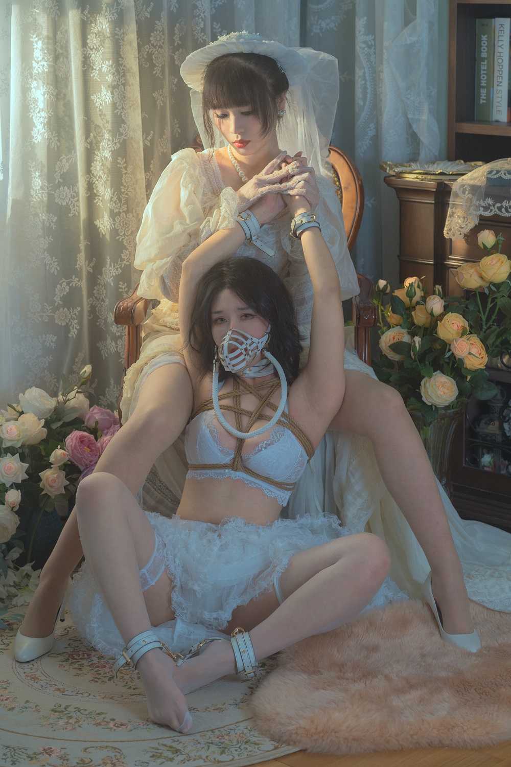 轩萧学姐&amp;奶桃-花吟[150P+5V]