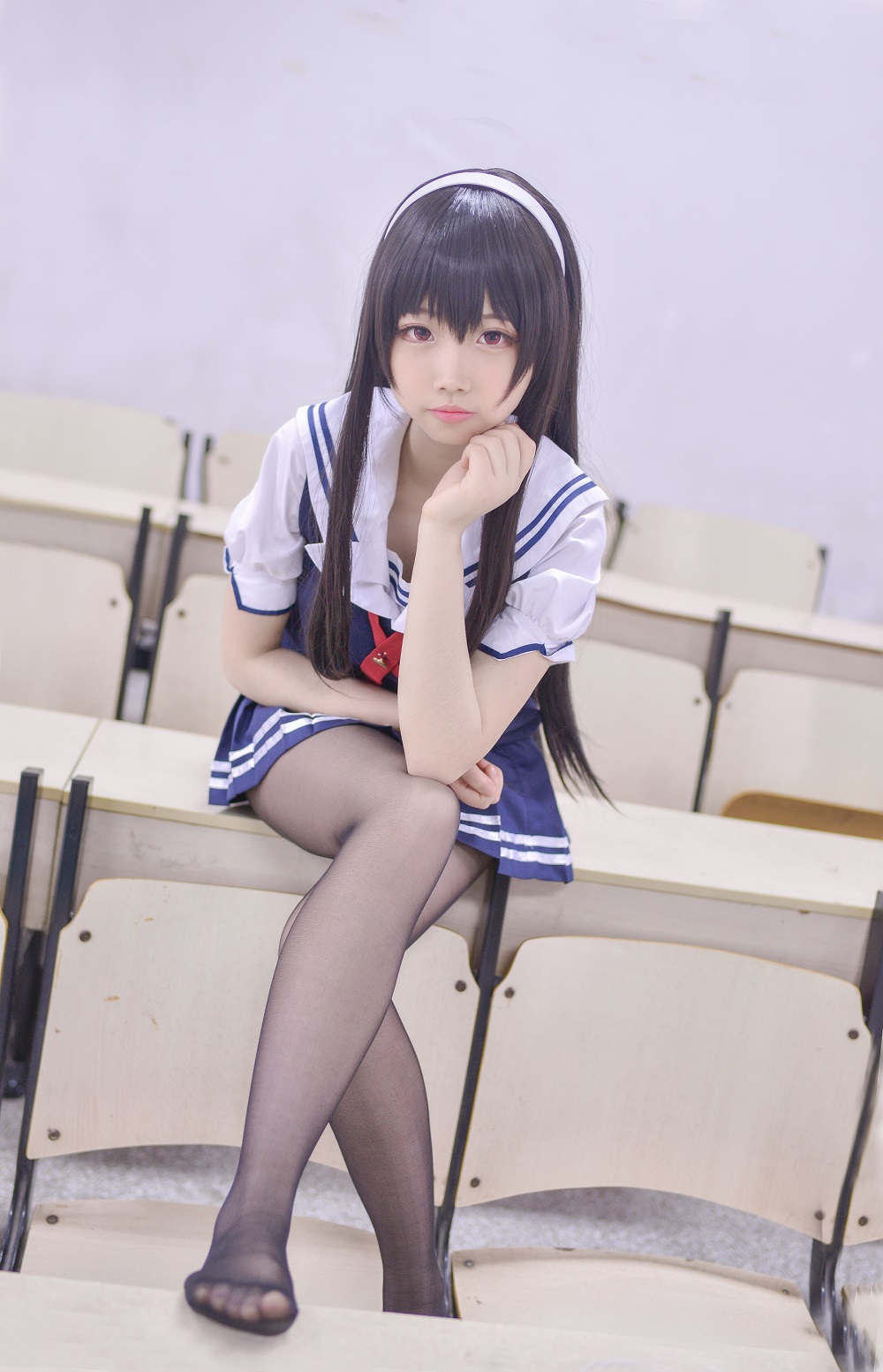 雪琪SAMA-霞之丘诗羽校服[24P]