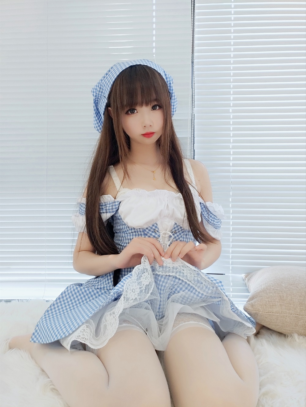 雪琪SAMA-田园女仆[45P+3V]