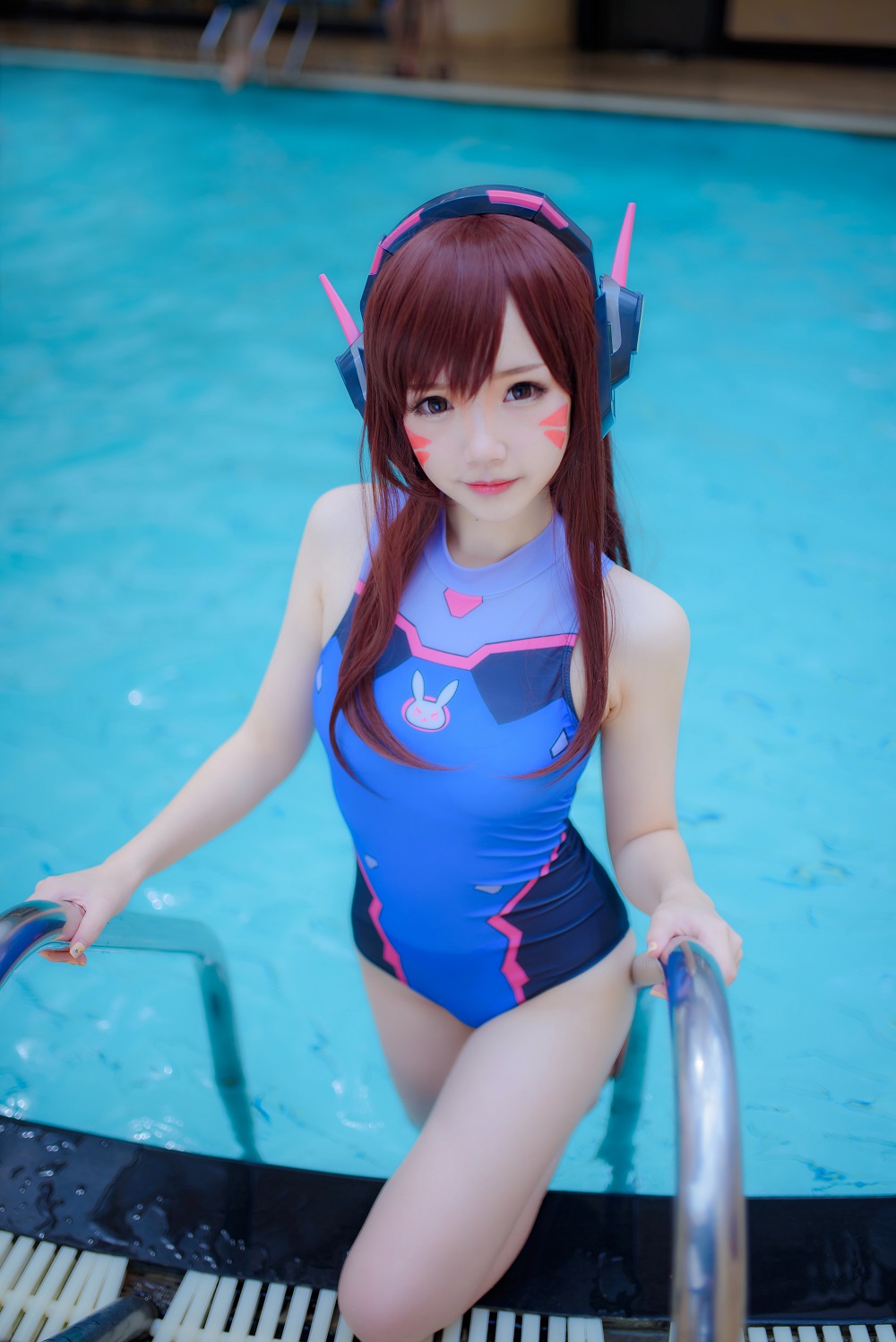 雪晴Astar-守望先锋-D.va泳装[31P]