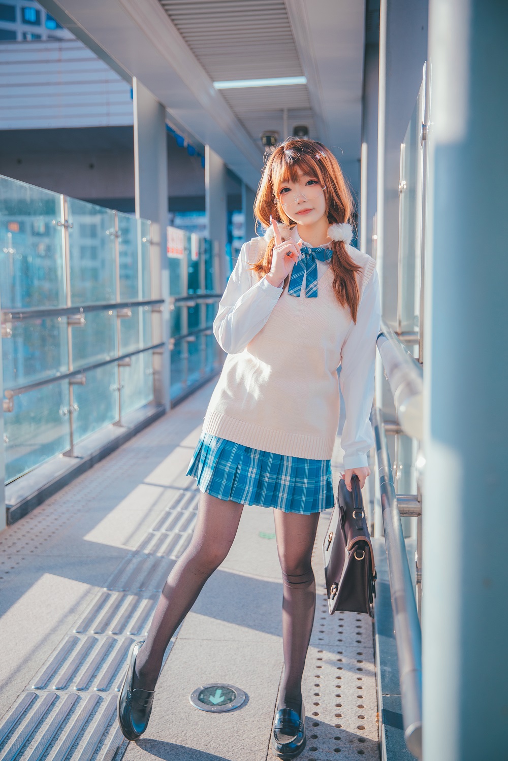 雪晴Astar-夕阳JK[25P]
