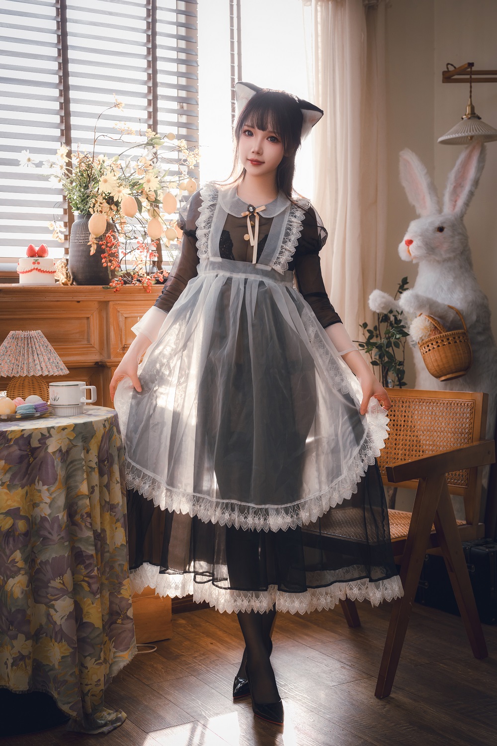 雪晴Astar-2024春季限定-透明女仆长裙[71P+2V]