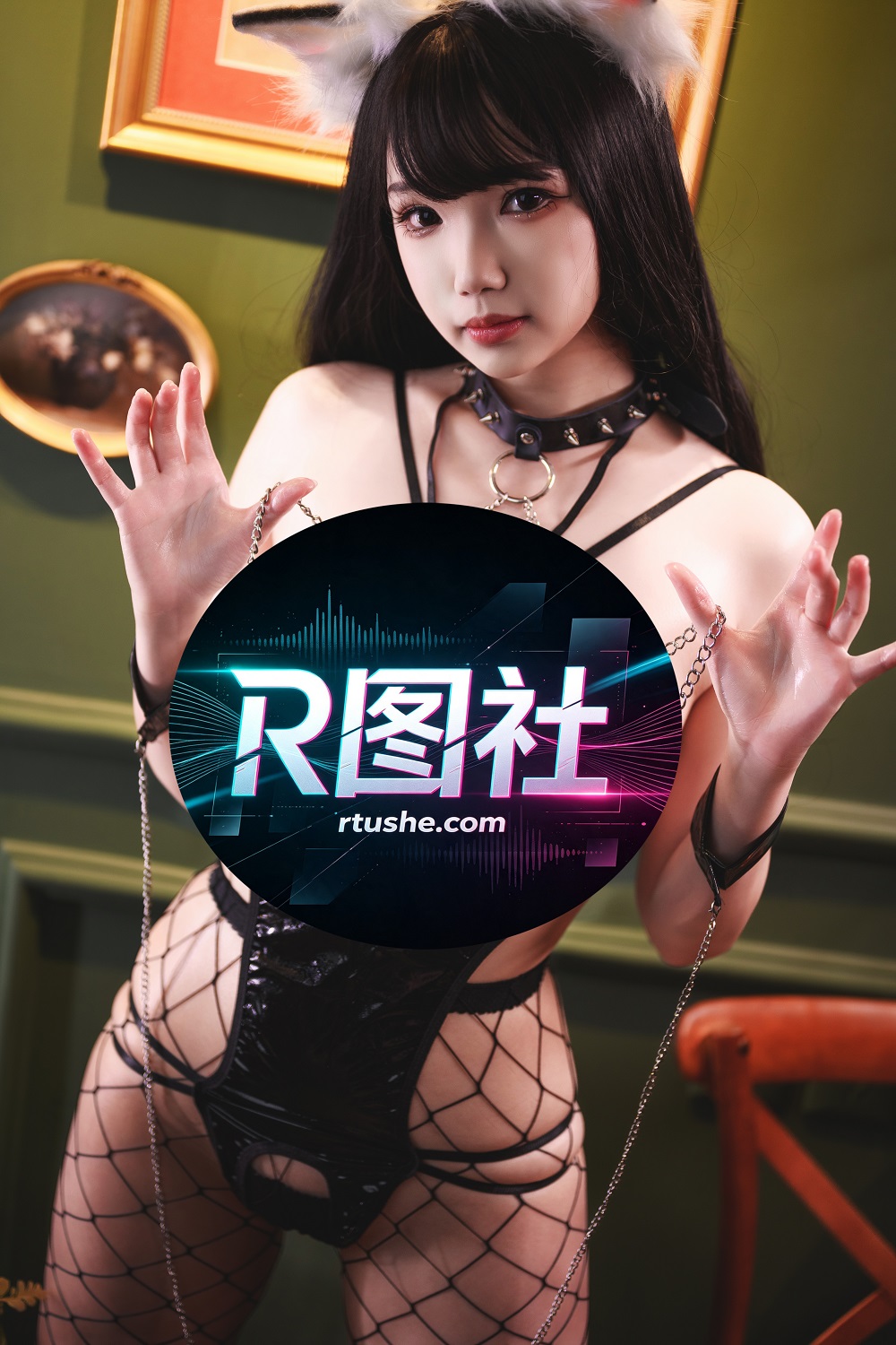 雪晴Astar-铆钉乳贴小狗奴[44P+3V]