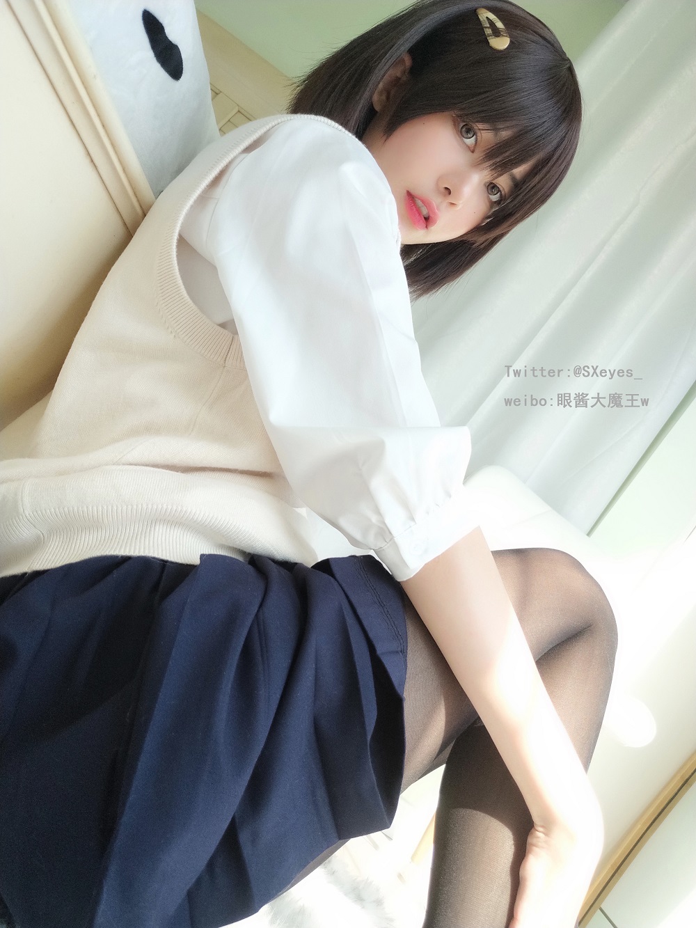 眼酱大魔王w-JK小学妹[34P]