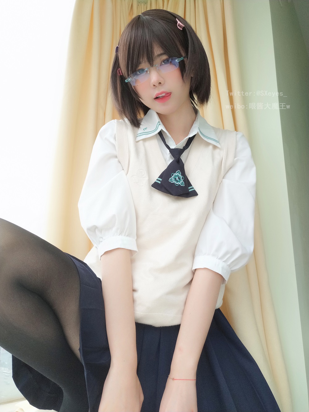 眼酱大魔王w-JK小学妹[34P]