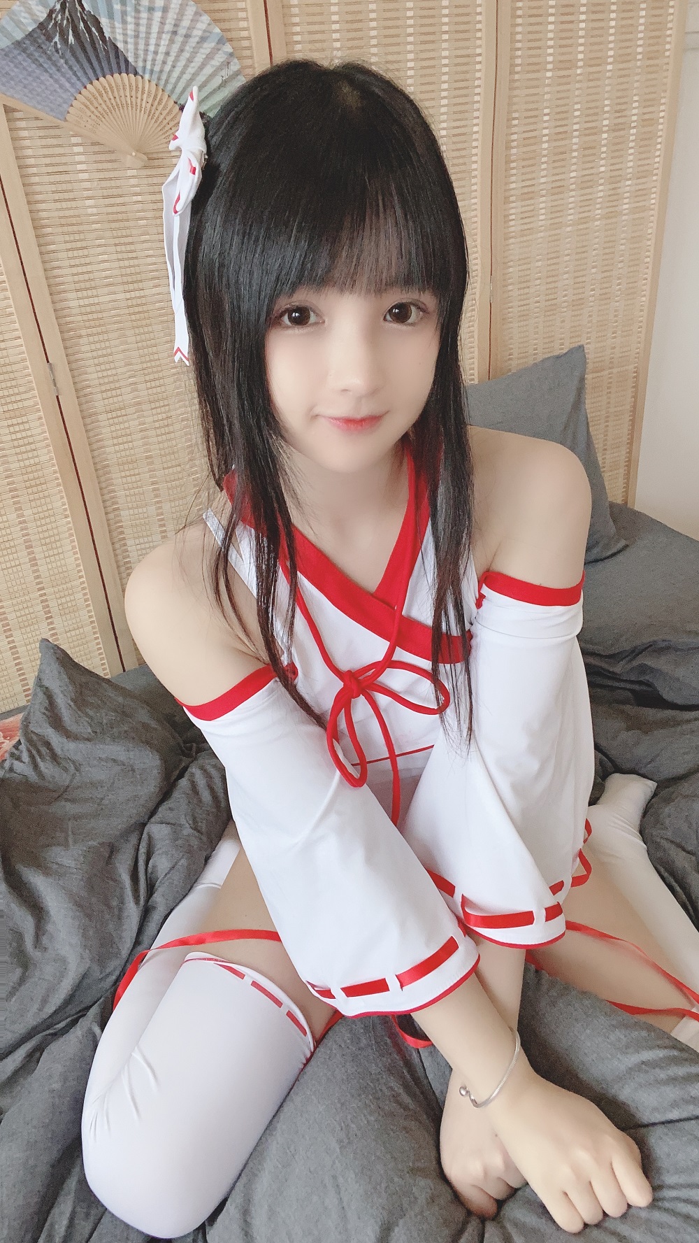 桜井宁宁-神社女巫[64P+2V]