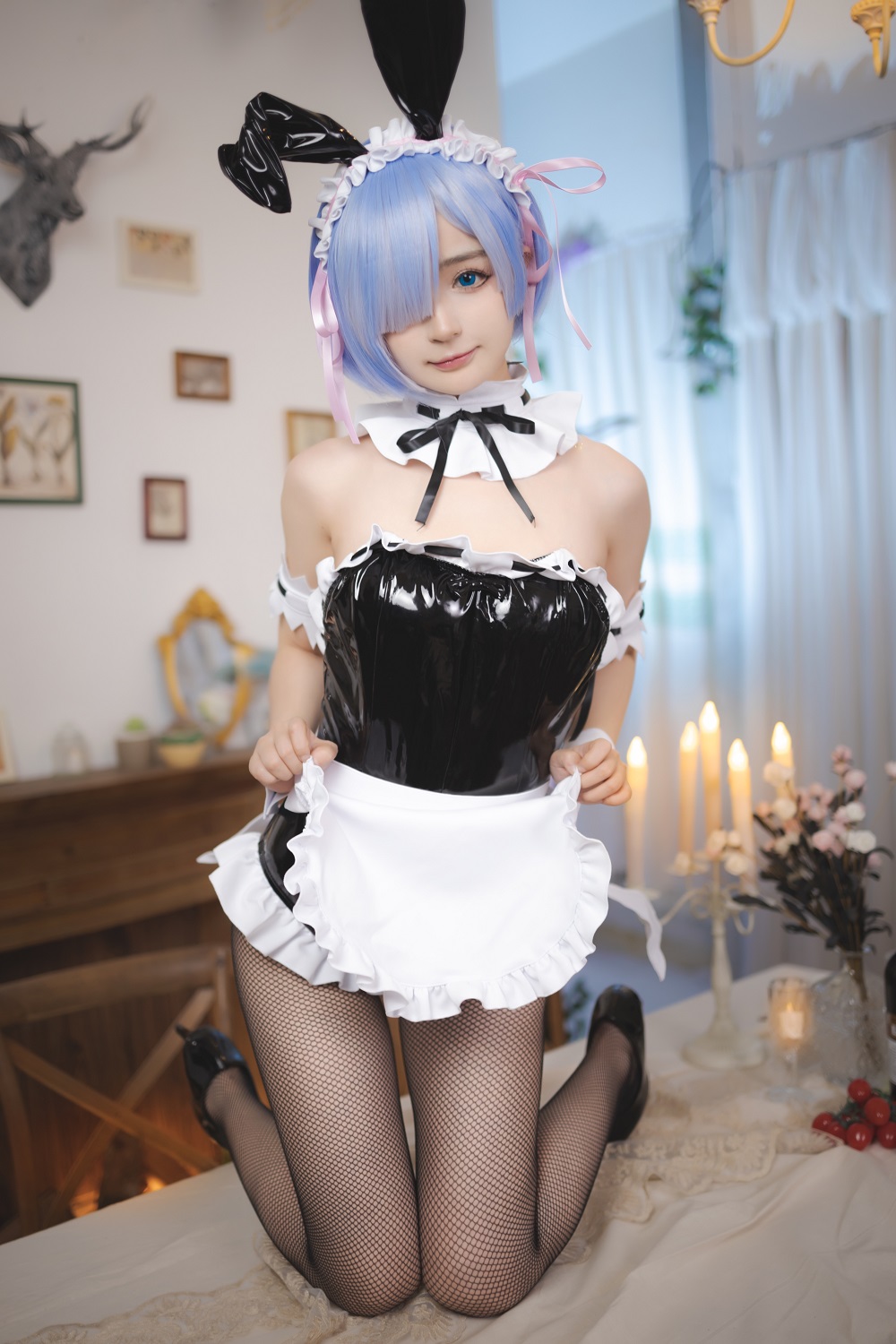桜井宁宁-从零开始的异世界生活-蕾姆兔女郎[34P]