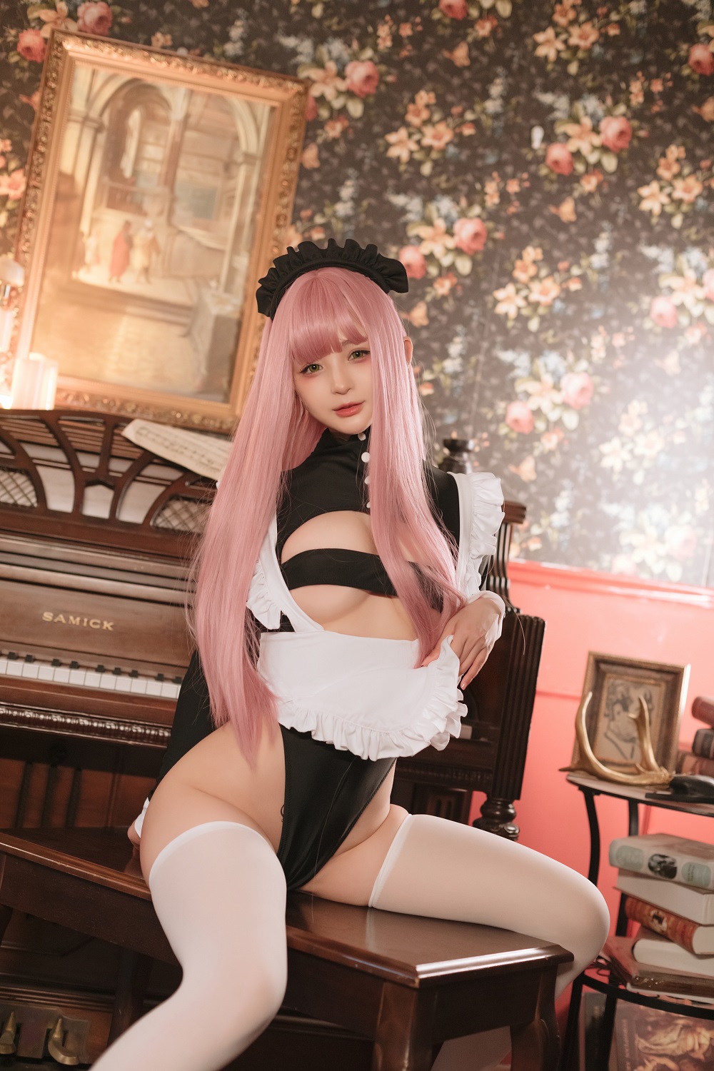 桜井宁宁-复古改良女仆[45P]