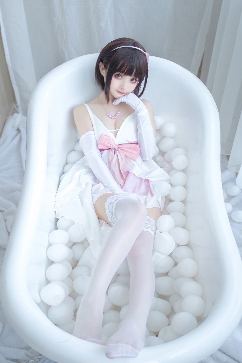 桜井宁宁-路人女主-加藤惠睡衣[23P]