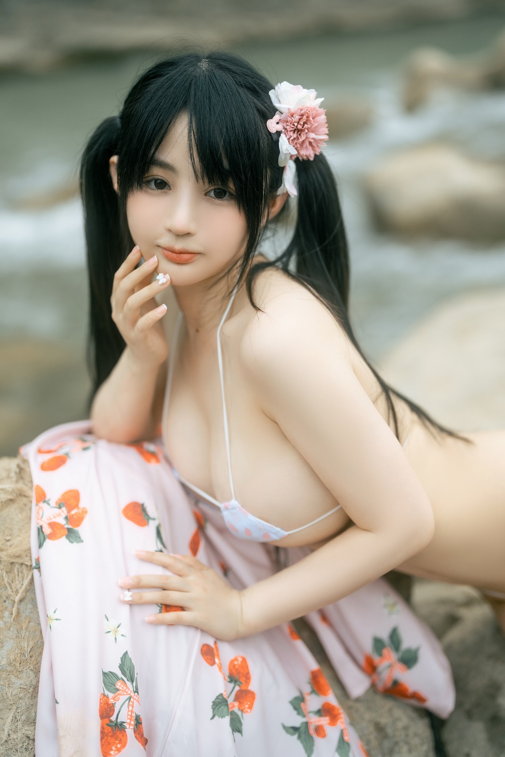桜井宁宁-户外浴袍[76P]