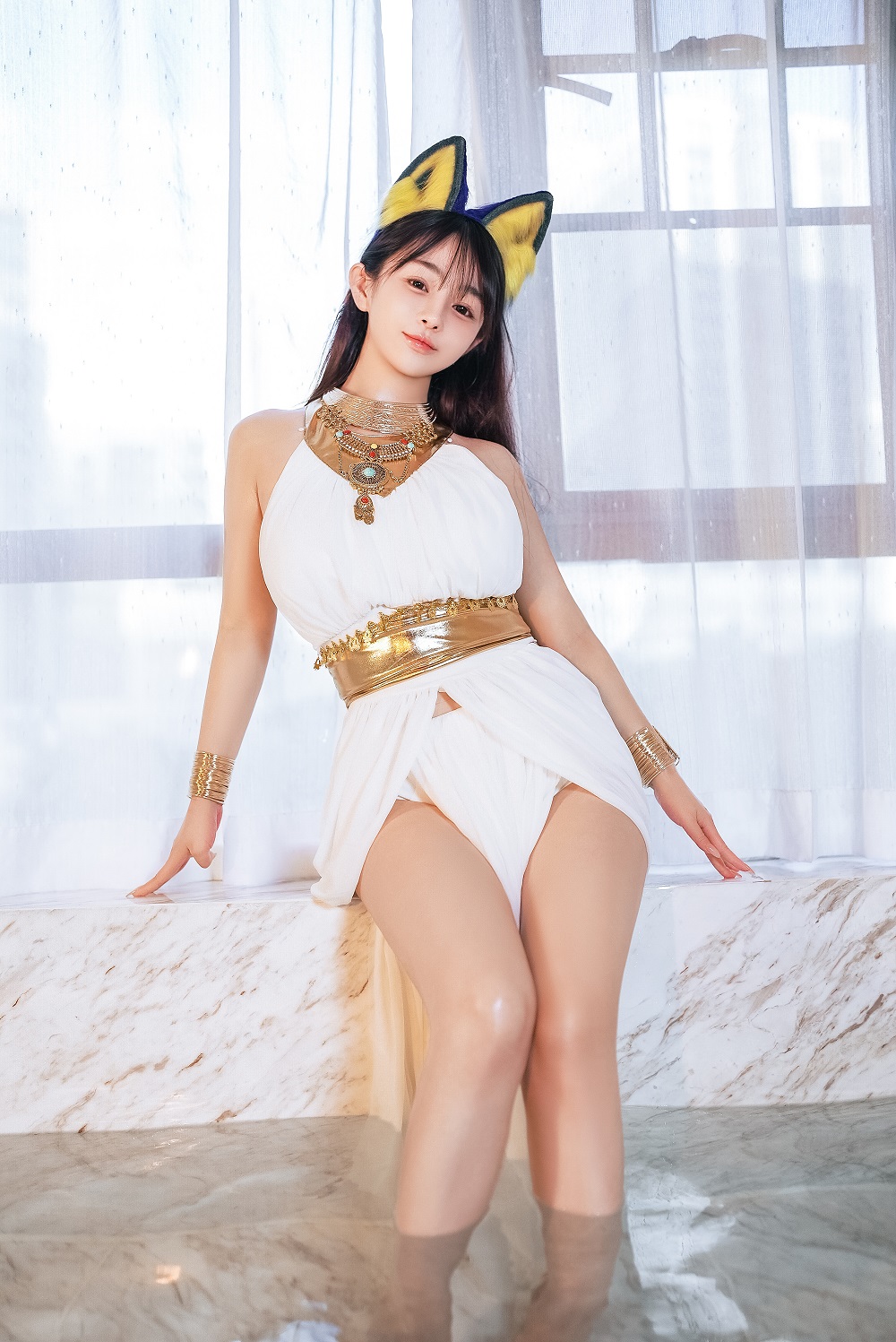 桜井宁宁-白色猫娘[132P]