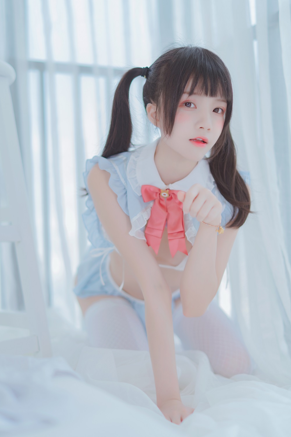 桜桃喵-爱丽丝的兔子[76P] COS网红博主 预览2图