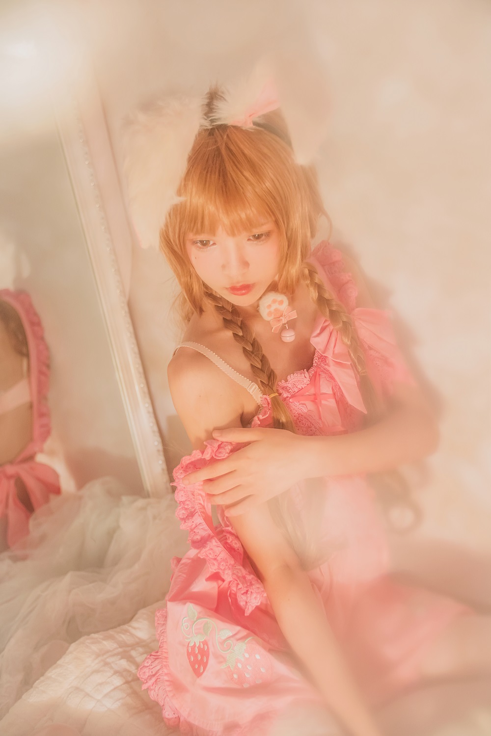 桜桃喵-冬眠系列-小兔[49P] COS网红博主 预览2图