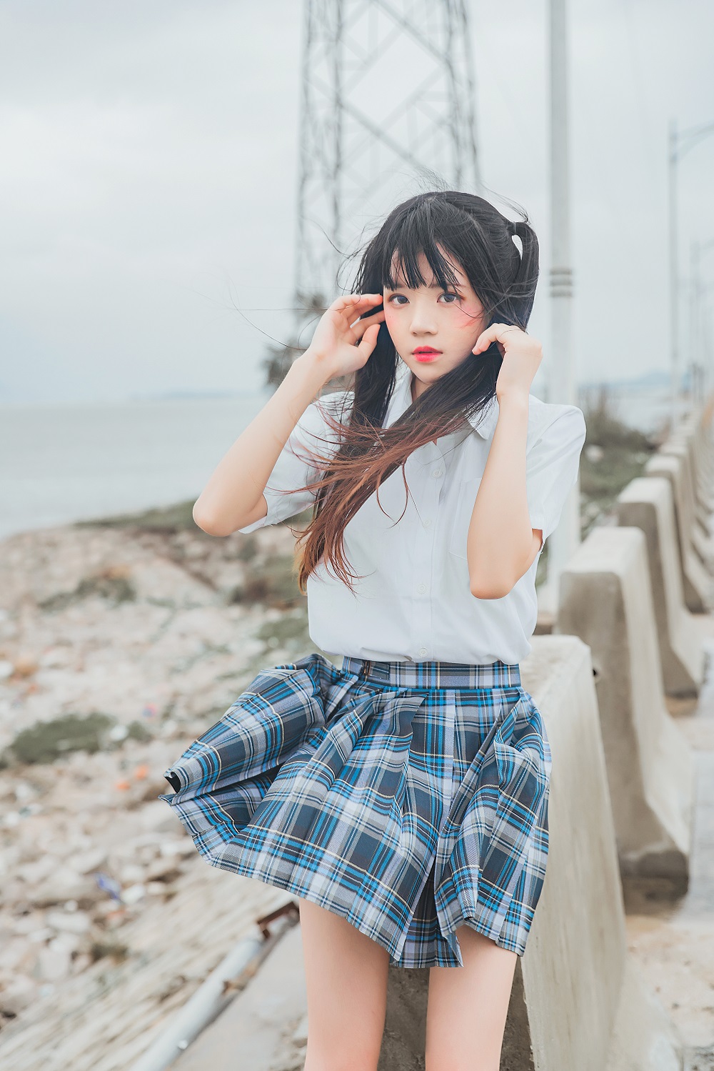 桜桃喵-耳畔的风[27P] COS网红博主 预览2图