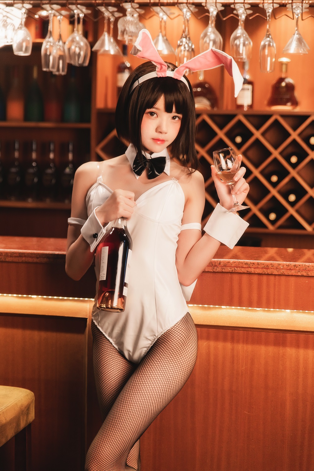 桜桃喵-加藤惠兔女郎[29P] COS网红博主 预览1图