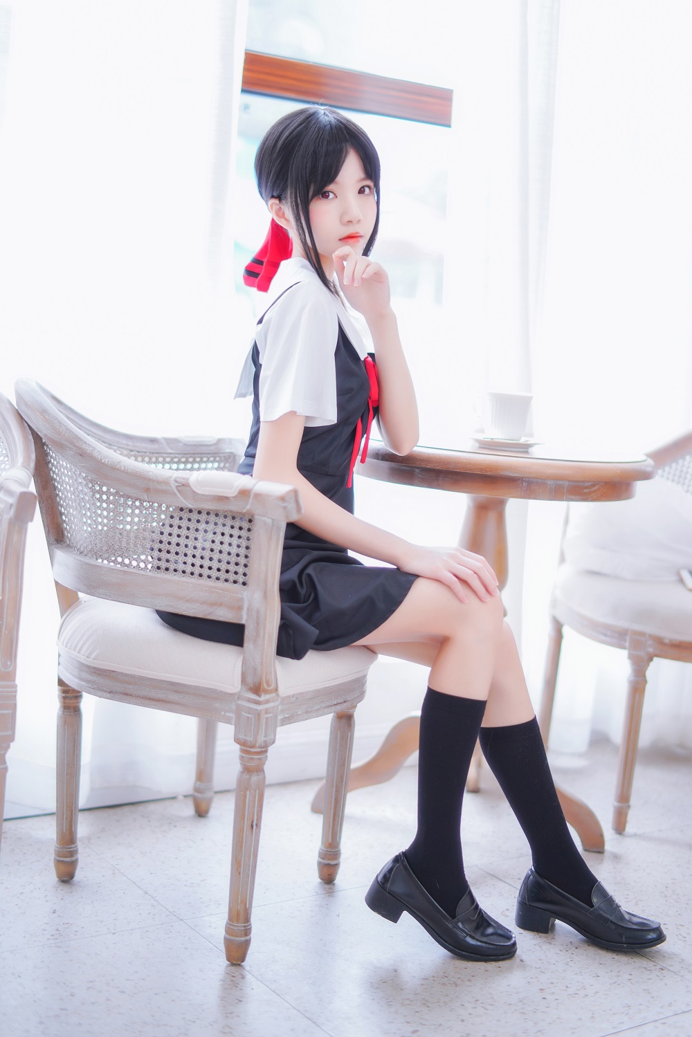 桜桃喵-四宫辉夜[10P] COS网红博主 预览1图