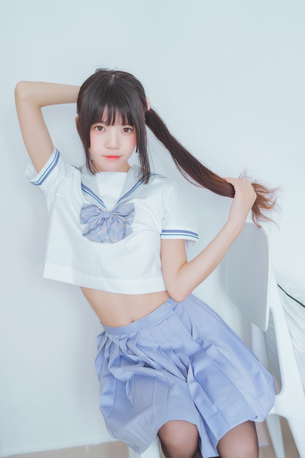 桜桃喵-桜桃未熟2-黑丝水手服[49P]