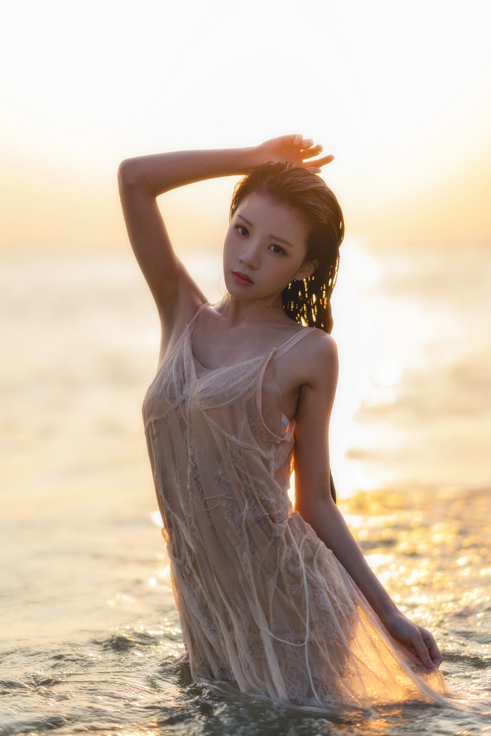 桜桃喵-潮汐-夕阳下沉醉[33P]