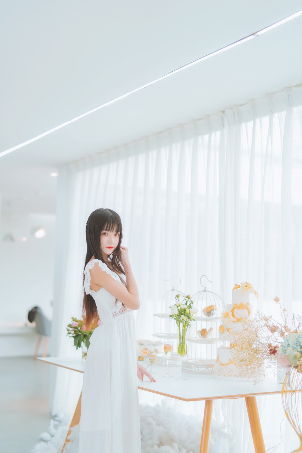 桜桃喵-清新本-白花花[11P]