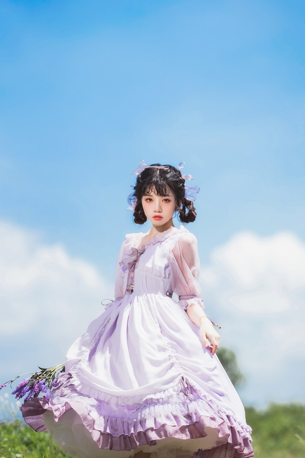 桜桃喵-少女本-紫萱[15P]