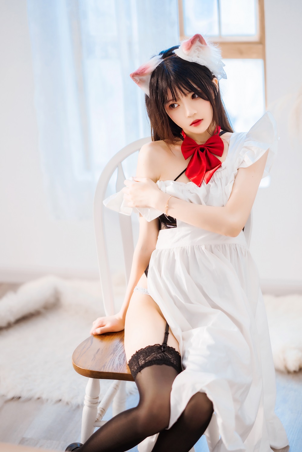 桜桃喵-长裙女仆·日[97P]