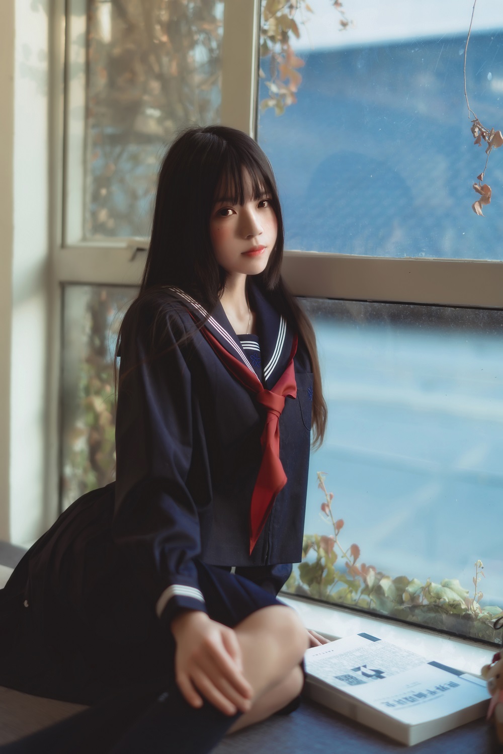 桜桃喵-午后高校少女[41P]
