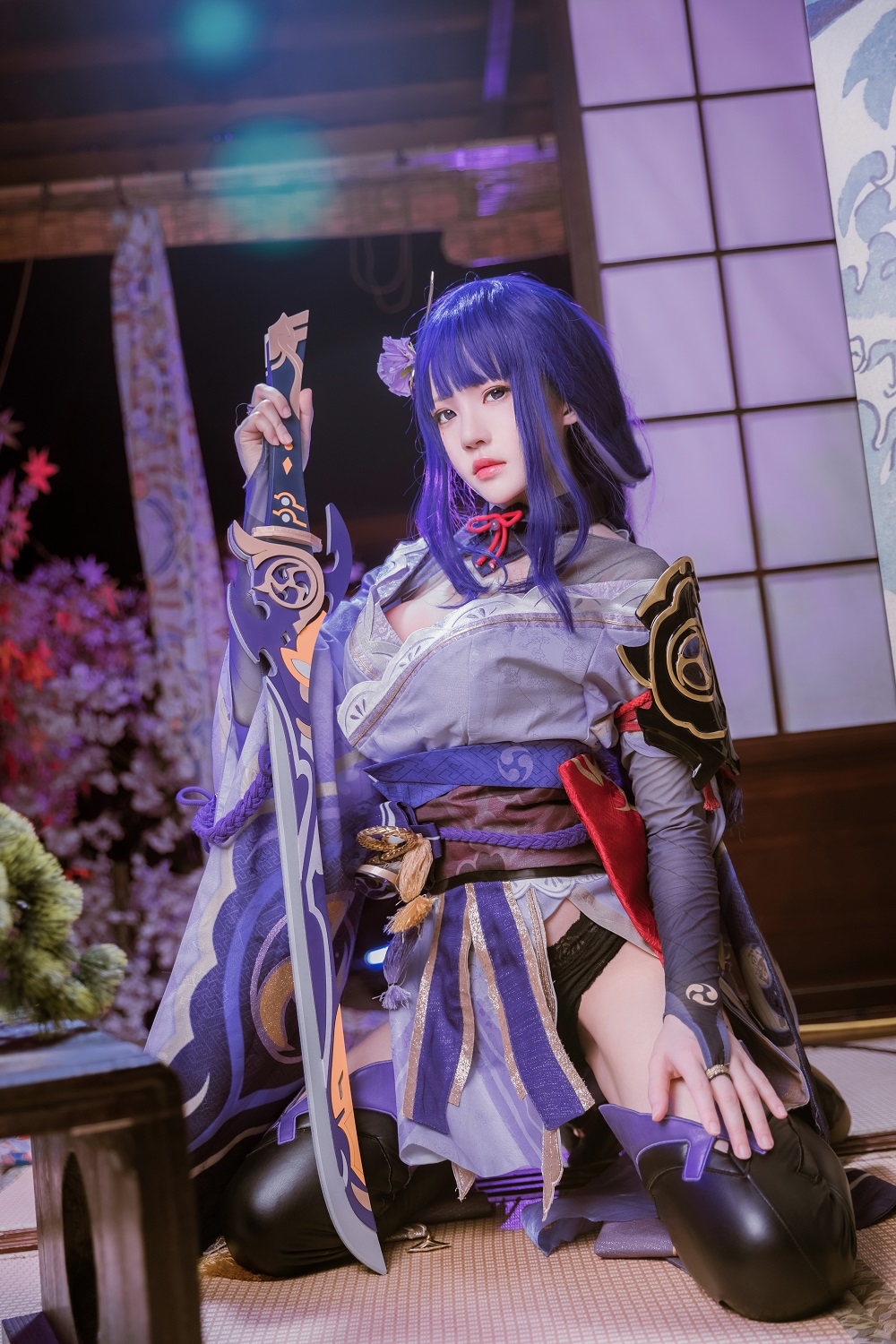 桜桃喵-原神-雷电将军[51P+1V]