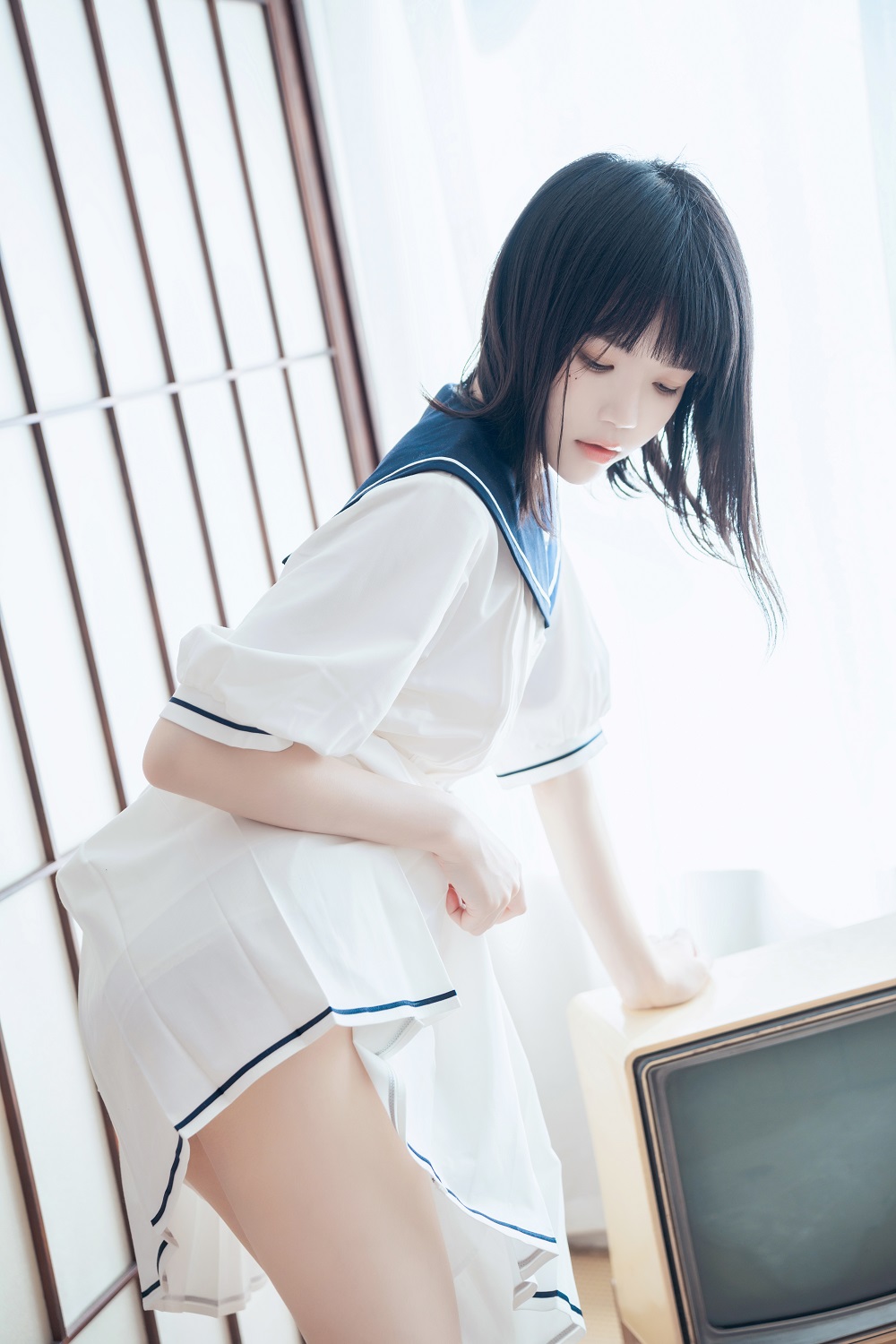 桜桃喵-盛夏制服[39P]